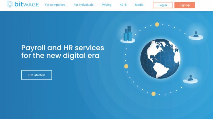 Bitwage.com - firemní účet v USA - povoluje založení offshore společnosti - posílá i na kryprtoměny