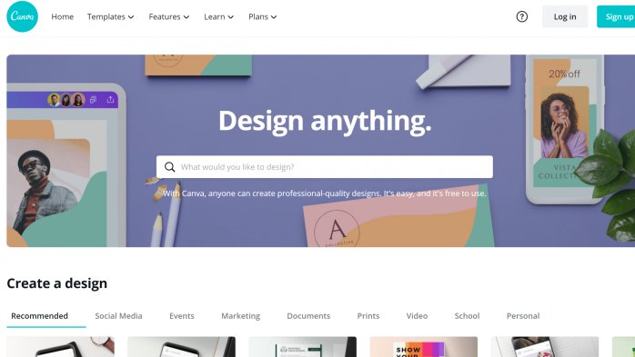 Canva.com - upravujte design pro své dokumenty, fotky aj.